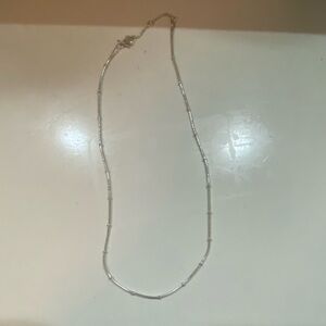 Silver necklace
